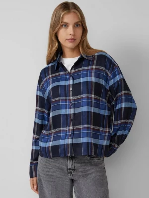 Foto van product Relaxed vallende overhemdblouse met rimpels op de rug s.Oliver