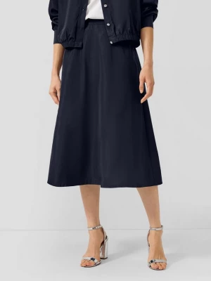 Foto van product Relaxte midirok met elastische tailleband s.Oliver blauw