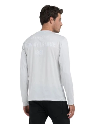 Foto van product REPLAY Shirt lichtblauw / wit