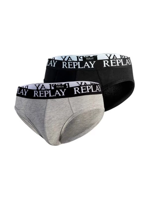 Foto van product REPLAY Slip grijs / zwart / wit