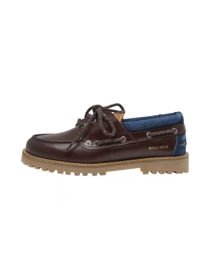 Foto van product REPLAY Veterschoen 'Desert' blauw denim / donkerbruin