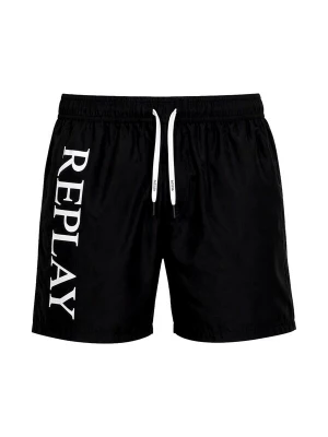 Foto van product REPLAY Zwemshorts zwart / wit