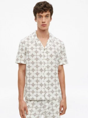 Foto van product Resort fit: gestructureerd katoenen overhemd met all-over print s.Oliver