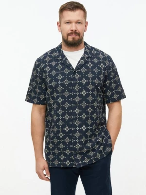 Foto van product Resort fit: gestructureerd katoenen overhemd met all-over print s.Oliver