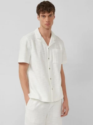 Foto van product Resort Fit: Gestructureerd shirt met korte mouwen s.Oliver crème