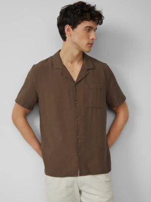Foto van product Resort fit: katoenen shirt met gestructureerde strepen s.Oliver bruin