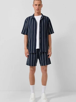 Foto van product Resort Fit: Shirt met strepen QS blauw