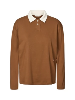 Foto van product rethinkit studios Shirt 'Elevate' bruin / wit