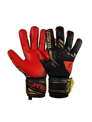 Foto van product REUSCH Sporthandschoenen 'Attrakt Freegel Silver' goudgeel / rood / zwart