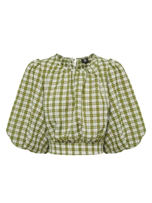 Foto van product REUX Top 'GENIE' groen / wit