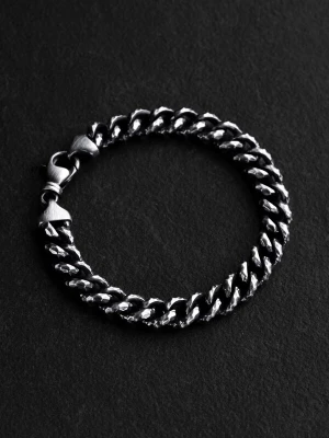 Foto van product REYTEL Armband 'CRUMPLED' zilver