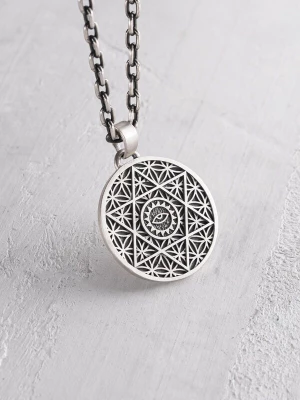 Foto van product REYTEL Hangers 'FLOWER OF LIFE' zilver