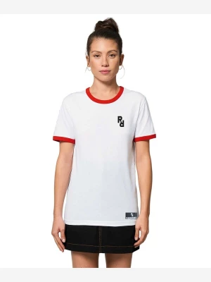 Foto van product Rheinrebell Shirt 'Ringer' rood / wit