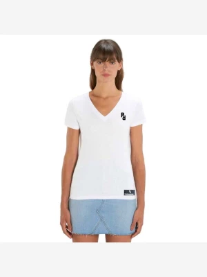 Foto van product Rheinrebell Shirt 'T Shirt V Ausschnitt "California"' wit