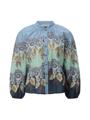 Foto van product Rich & Royal Blouse marine / opaal / lichtgroen / wit