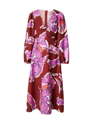 Foto van product Rich & Royal Jurk oranje / magenta / rood / wit
