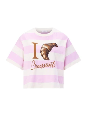 Foto van product Rich & Royal Shirt chocoladebruin / rosé / wit
