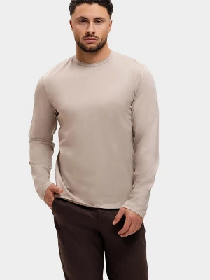 Foto van product Richesse Shirt 'SHINY ESSENTIAL LONGSLEEVE BEIGE' beige