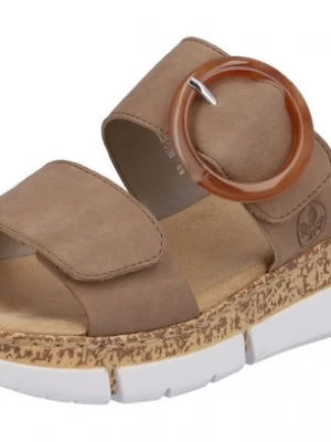 Foto van product Rieker Muiltjes 'V2392' donkerbeige