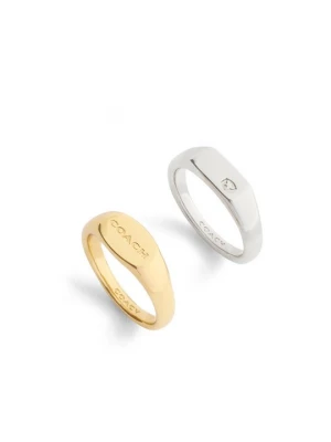 Foto van product Ring Coach goudkleurig