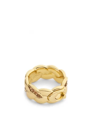 Foto van product Ring Coach goudkleurig