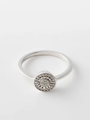 Foto van product Ring Diamant Exquis zilverkleurig