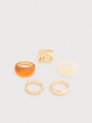 Foto van product Ring Even&Odd By Zalando goudkleurig