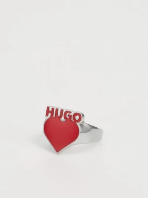 Foto van product Ring Hugo zilverkleurig