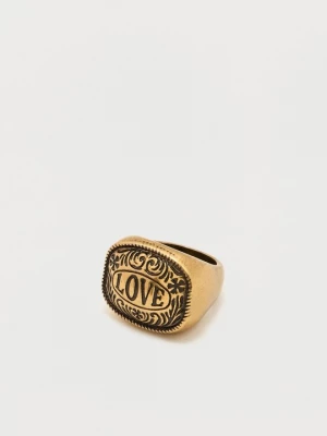 Foto van product Ring MOSCHINO goudkleurig