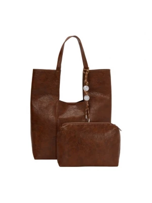 Foto van product usha WHITE LABEL Shopper bruin