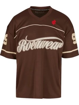 Foto van product ROCAWEAR Shirt 'Baller' bruin / rood / offwhite