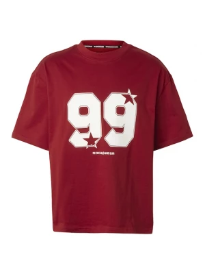 Foto van product ROCAWEAR Shirt 'Strambers' karmijnrood / wit
