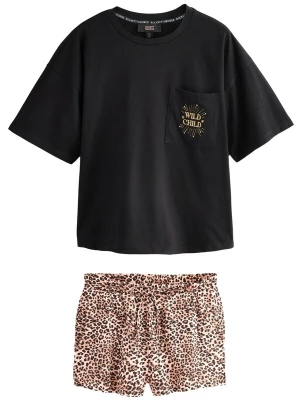 Foto van product Rockett St George Korte pyjama brokaat / goud / zwart / wit