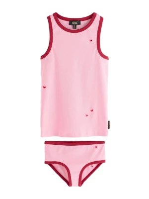 Foto van product Rockett St George Korte pyjama rosa / bordeaux