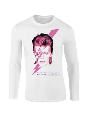 Foto van product Rockshirts Shirt 'David Bowie David Bowie Aladdin sane Longsleeve t-shirt' wit