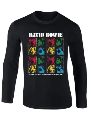Foto van product Rockshirts Shirt 'David Bowie New York Kit Kat Club' zwart