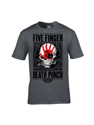 Foto van product Rockshirts Shirt 'Five Finger Death Punch Obey T-Shirt' grijs