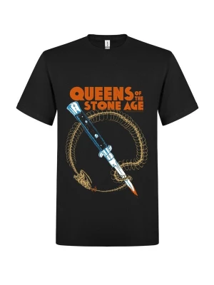 Foto van product Rockshirts Shirt 'Queens of the Stone Age Snake Skeleton T-Shirt' zwart