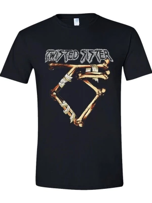 Foto van product Rockshirts Shirt 'Twisted Sister Bone Logo T-Shirt' zwart