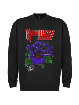 Foto van product Rockshirts Sweatshirt 'Thin Lizzy Black Rose' zwart
