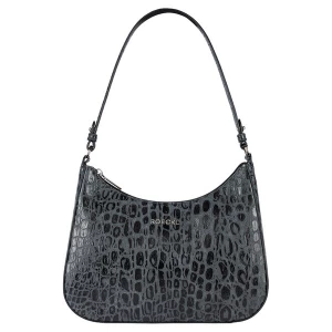Foto van product Roeckl Schoudertas 'CLEO SCHULTERTASCHE CROCO SMALL' zwart