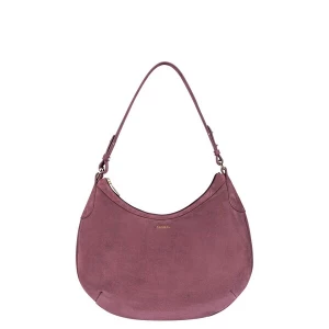 Foto van product Roeckl Schoudertas 'LIBERTY SCHULTERTASCHE NUBUK MEDIUM' aubergine / bordeaux / wijnrood / donkerrood