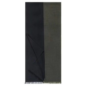 Foto van product Roeckl Sjaal ' TWO-TONE WOOL ' olijfgroen / donkergroen / zwart