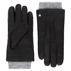 Foto van product Roeckl Vingerhandschoenen 'METZ' grijs gemêleerd / zwart