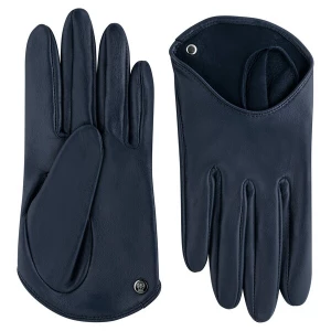 Foto van product Roeckl Vingerhandschoenen 'VERONA' donkerblauw / zilver