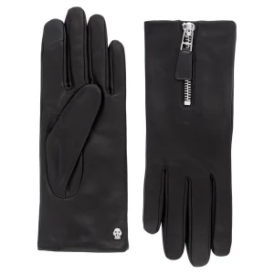Foto van product Roeckl Vingerhandschoenen 'YORK TOUCH' zwart / zilver