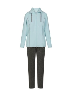 Foto van product Rösch Pyjama ' Fleece ' lichtblauw / donkergrijs