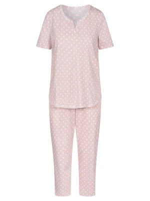 Foto van product Rösch Pyjama ' Mustermix ' rosé / wit