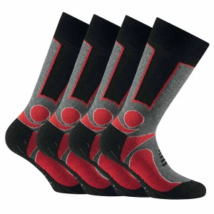 Foto van product Rohner Basic Sportsokken grijs / rood / zwart
