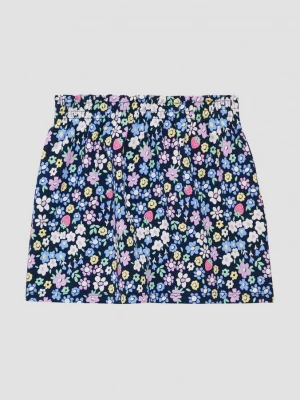 Foto van product Rok met all-over print en elastische tailleband s.Oliver blauw